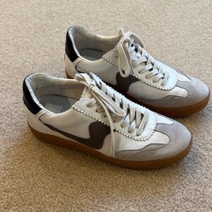 Dolce Vita White and Black Women's Sneakers